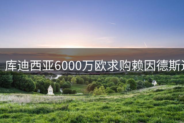 库迪西亚6000万欧求购赖因德斯进入关键阶段